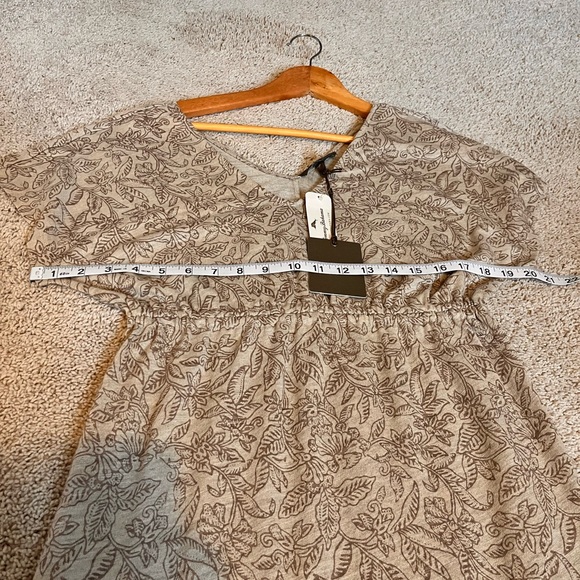 NWT 100% Linen Tommy Bahama Floral Print Dress Sz S - Picture 9 of 9
